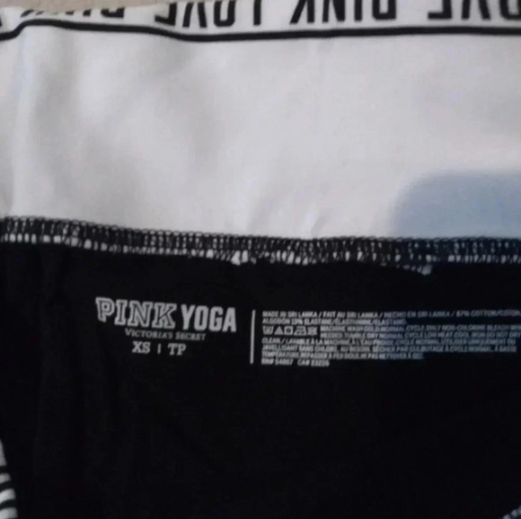vs PINK bling foldover cropped leggings X-small NWOT - Picture 4 of 6